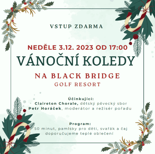 Vánoční koledy na Black Bridge
